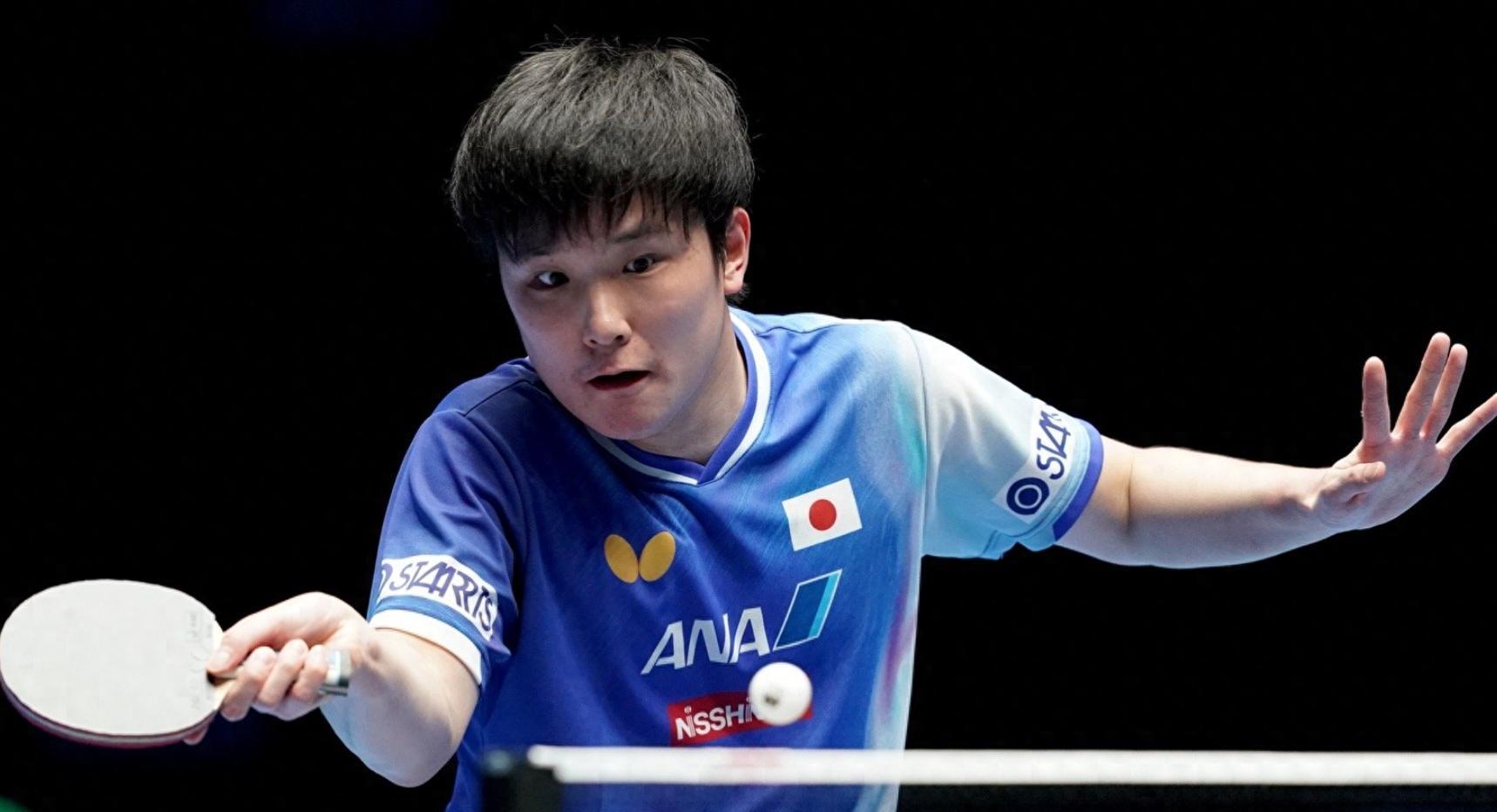 奥地利乒乓球队强势日本乒乓球队，张本智和送出助攻